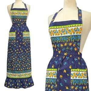 Vintage Full Length Apron with Pockets